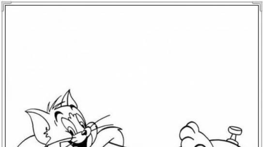 Tải tranh tô màu Tom và Jerry cực dễ thương cho bé 4 tuổi phát triển hoạt động