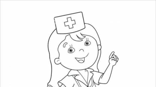 Tải bộ sưu tập tranh tô màu bác sĩ định hướng ước mơ của bé