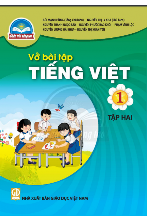 Vở Bài Tập Tiếng Việt 1 tập 2 (Chân Trời Sáng Tạo)