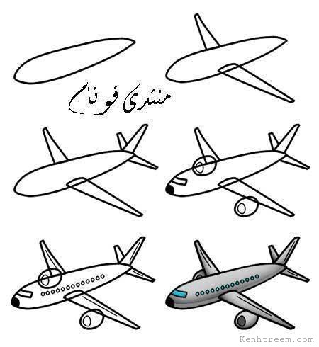Cách vẽ máy bay đơn giản nhất chỉ với 5 bước