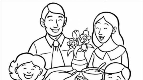 Download 20 bức tranh cho bé tập tô màu con vật giúp tăng khả năng tư duy 75 Tranh tô màu gia đình ngày tết đoàn tụ