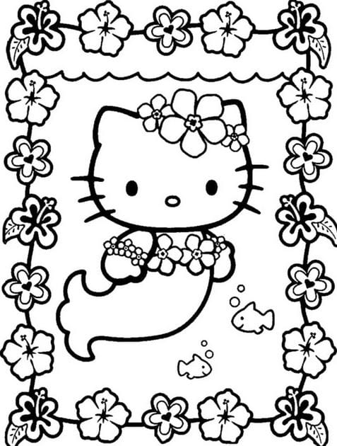 Tuyển Tập 15 Bức Tranh Tô Màu Hello Kitty Cho Bé Mới Nhất!