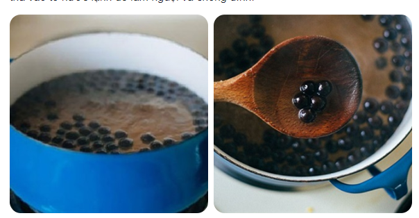 Cách làm trân châu đường đen từ bột năng hoặc Milo giòn mềm không bị cứng